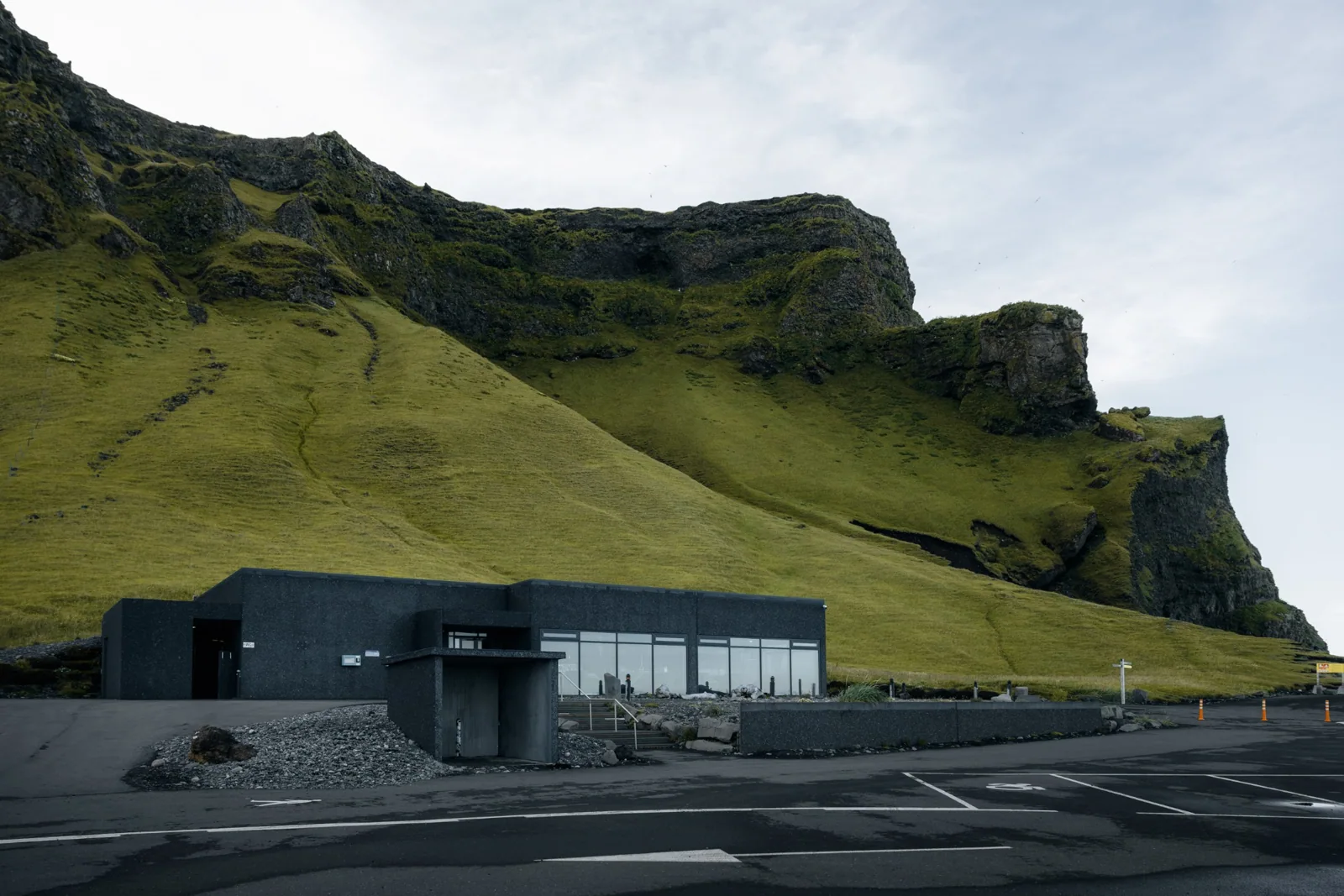 Black Beach Restaurant exterior at Reynisfjara
